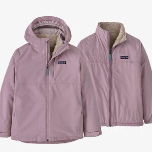 New! Patagonia 4 in 1 Fleece Reversible Winter Coat Set